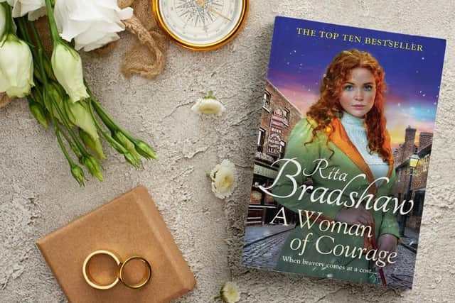 A Woman of Courage is a new book by Rita Bradshaw, author of the bestselling Believing in Tomorrow