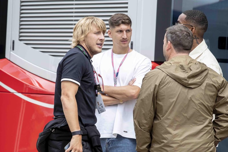 UFC star Paddy 'The Baddy' Pimblett chatting to Premier League superstar and Northampton's own Ivan Toney