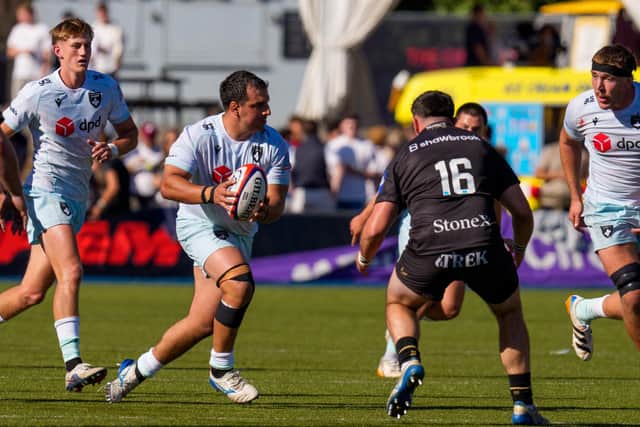 Lefty Zigiriadis made his Saints debut against Saracens, but it was cut short