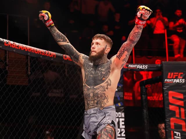 Jordan Vucenic was victorious in London on Friday night. Picture by Dolly Clew