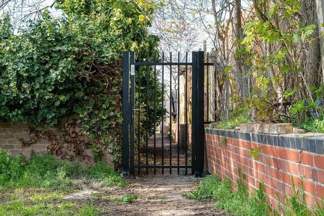 It is hoped the new alley gates will help tackle crime and anti-social behaviour in Queensway, Wellingborough