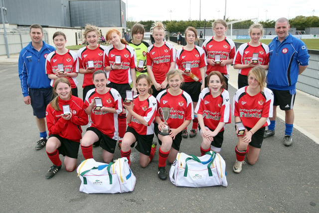 Mid-Shires Girls Football League Final, Steel Park, Corby Winning team, Kettering Town FC