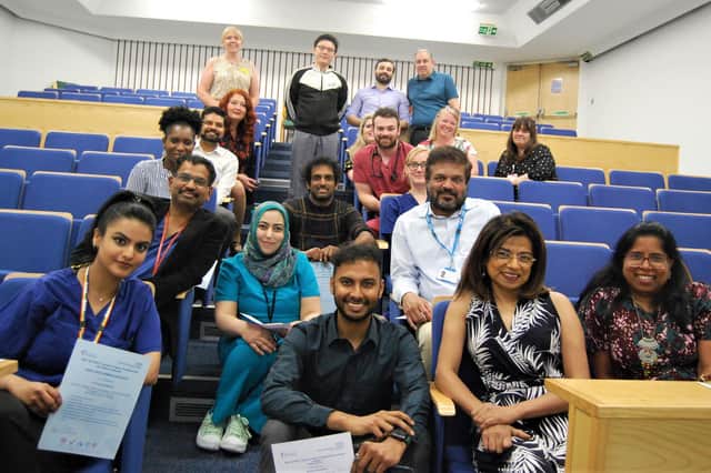 Kettering General Hospital - some of the winning students, junior and senior doctors, supervisors, tutors and teams celebrate their awards.