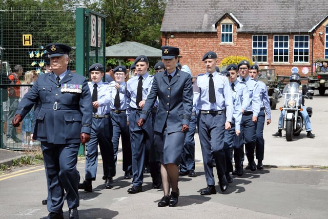 Rushden Armed Forces Day Parade Air Cadets