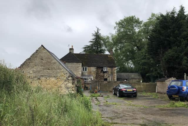 The 17C Weldon Lodge was partially destroyed by a storm in 2019. Now it will have to be rebuilt by Mulberry as part of their planning conditions.