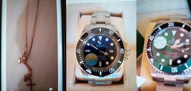 Some of the items taken in the aggravated burglary in Wellingborough