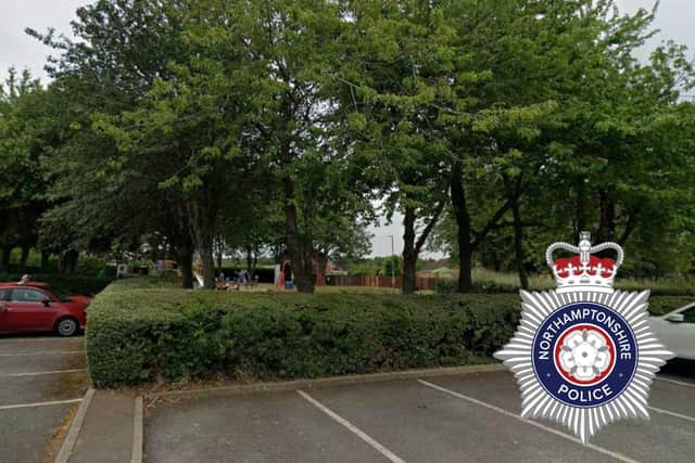 The incident happened on August 28 near the play park in Brambleside, Kettering Image: Google Maps