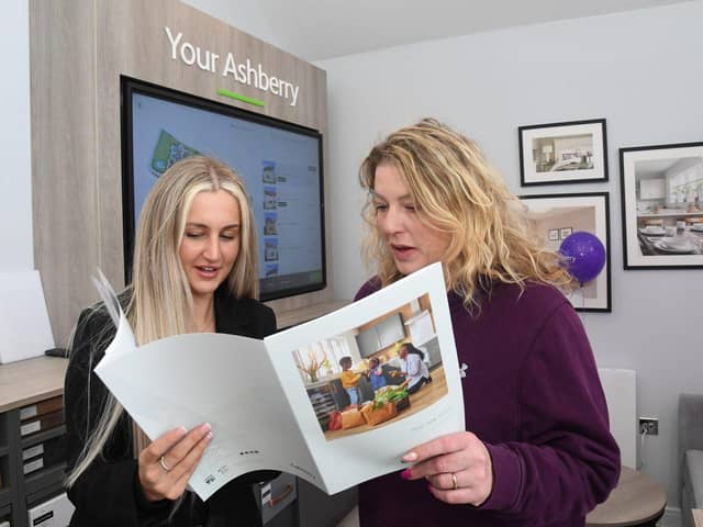 Gabrielle Vaughan chats to Tracy-Anne Chinnery at the launch of Ashberry Homes The Wickets