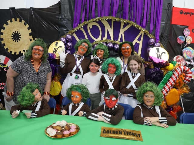Golden ticket winners at Corby Kingswood Primary Academy:Corby children get Willy Wonka's golden tickets