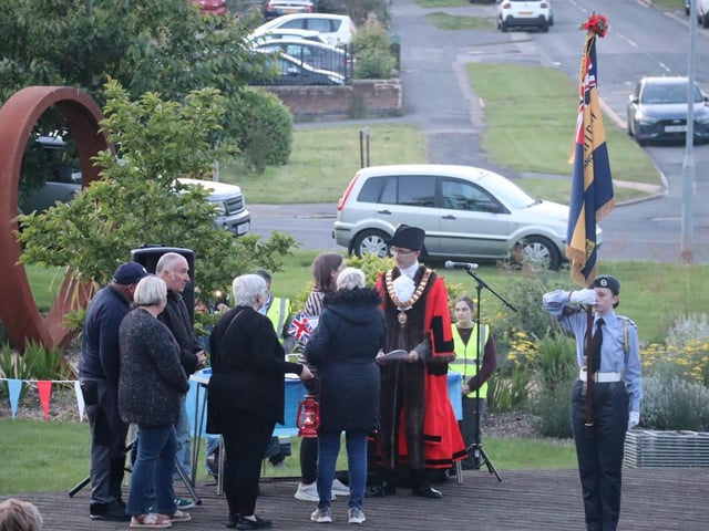 Corby D-Day Beacon Lighting 2024:Corby D-Day Beacon Lighting 2024