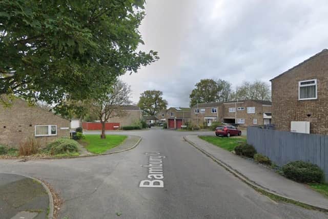 The care home will be located in Bamburg Close, a cul-de-sac in Corby. (Credit: Google)