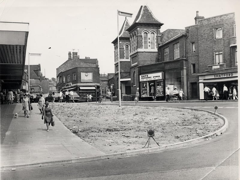 Gold Street, outside the old Newborough Centre
