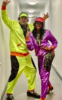 The Lewis Foundation's Lee and Lorraine Lewis all ready to head back to the 80s!