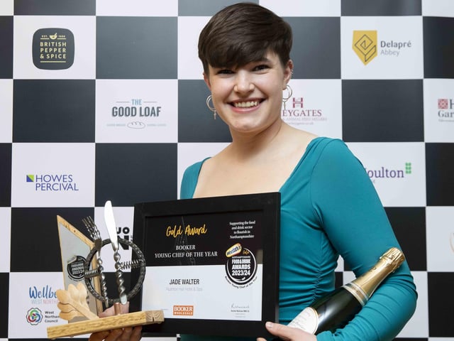 Jade, who began working at Rushton Hall Hotel and Spa around a year-and-a-half ago, said: “I wasn’t expecting it at all. I can’t explain how I feel right now.” Her journey into the hospitality industry began at Silverstone Circuit when she was 17 years old and to have won an accolade like this at 23, Jade said: “It’s shocking. I’m going with the flow, going with what happens and seeing what comes around the corner. I feel very appreciated.”