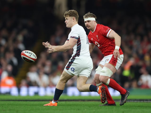 Fin Smith pulled the strings from fly-half