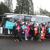 NEU members off to the national rally in London