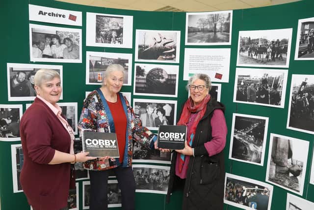 l-r Susan Dunn, Kate Dyer, Lola Dziarkowska from Corby Community Arts/National World