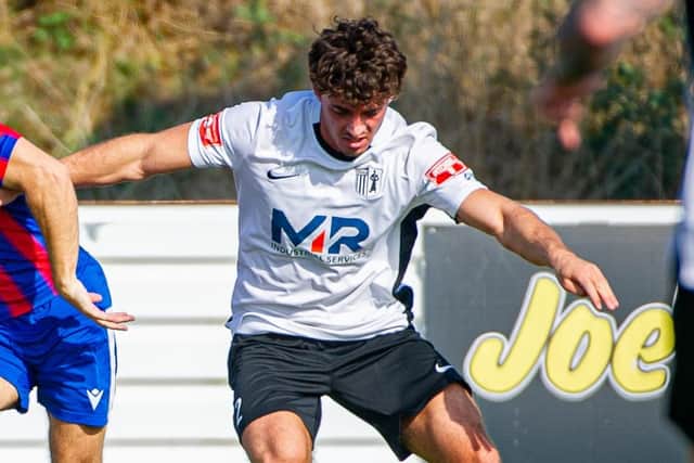 Jack Noble was on target for Corby in their win over Wellingborough (Picture: Jim Darrah)