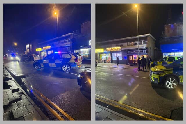 The scene of the incident in High Street, Rushden. Image: Submitted