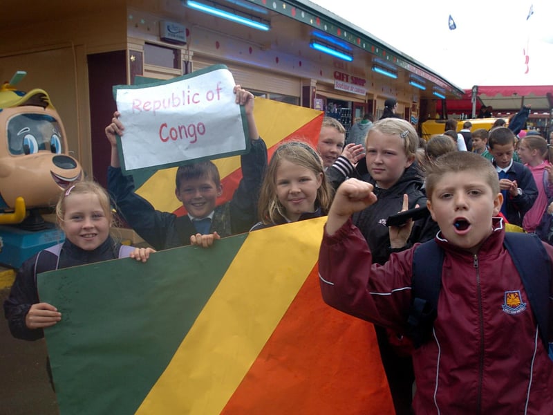 Students representing the French Republic of Congo