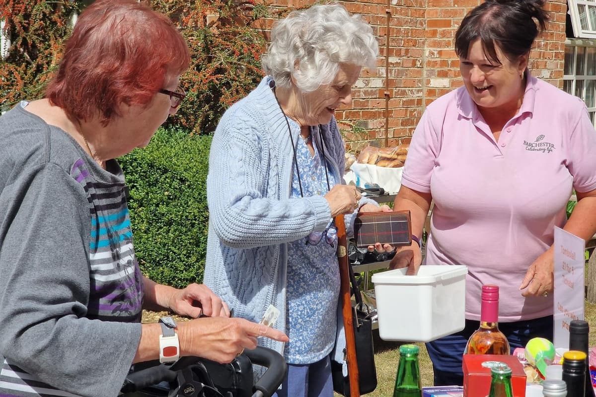 Local Cares Local care home residents and staff hosts a summer fete to remember