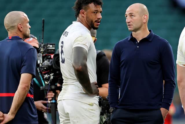 Courtney Lawes will win his 100th England cap this weekend (photo by David Rogers/Getty Images)