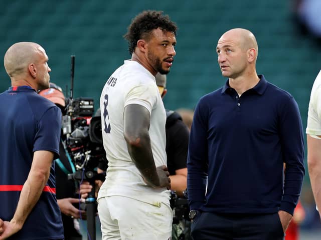 Courtney Lawes will win his 100th England cap this weekend (photo by David Rogers/Getty Images)