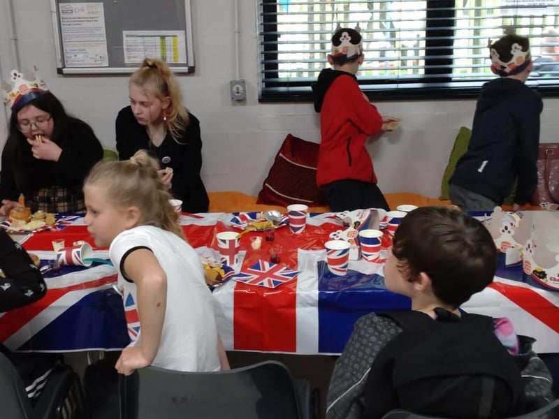 Hazel Leys Happening Youth Hub surprise Coronation party