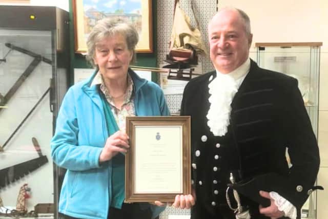 Belinda Humfrey with Jeremy Sharman now former High Sheriff of Northamptonshire /Jeremy Sharman