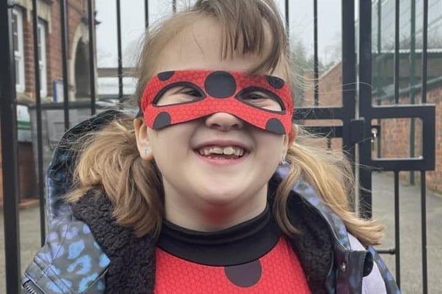 Zosia from Kettering as Ladybug