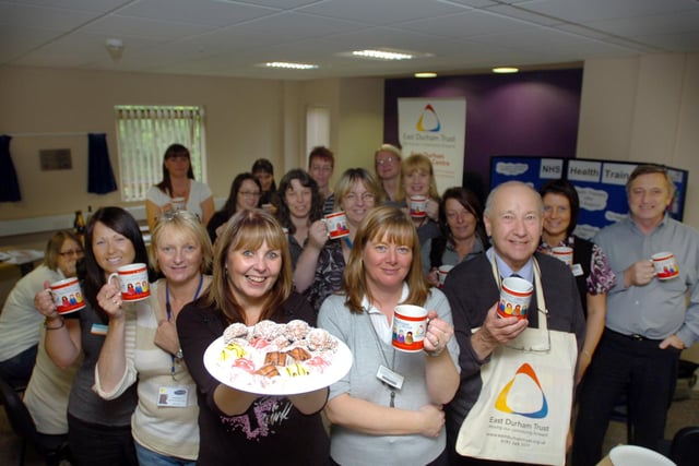 Shirley Wardle, Trudy Wilkinson and Joanne Brown were joined for a coffee morning in 2008 by these fundraisers but can you spot someone you know?