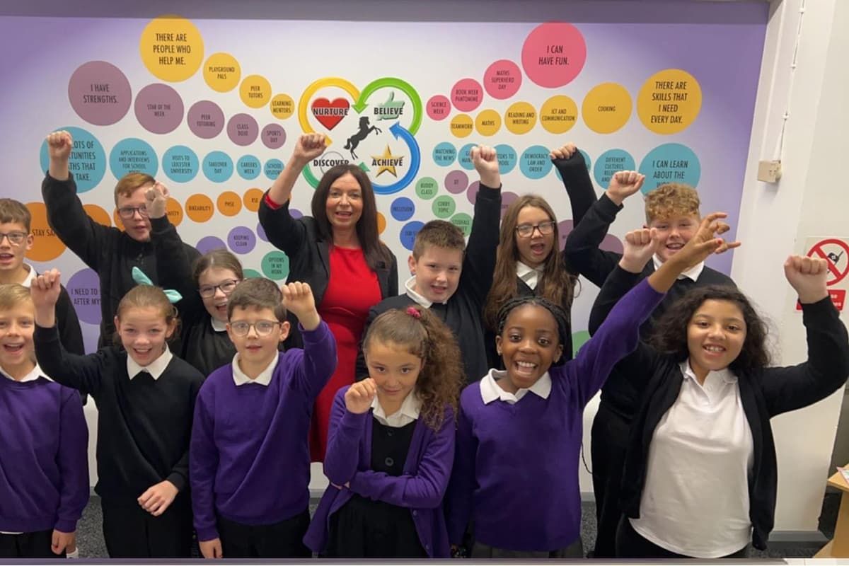 Studfall Chippy Celebrations for Corby's Studfall Junior Academy after securing another ...