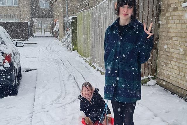 Hitching a ride! Thanks to Claire Tierney for this picture