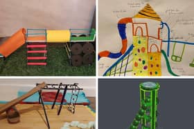 The shortlisted designs for the Wicksteed Park competition