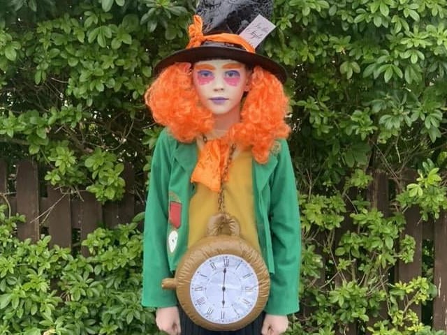 Bobby, Age 9, from Corby, as The Mad Hatter
