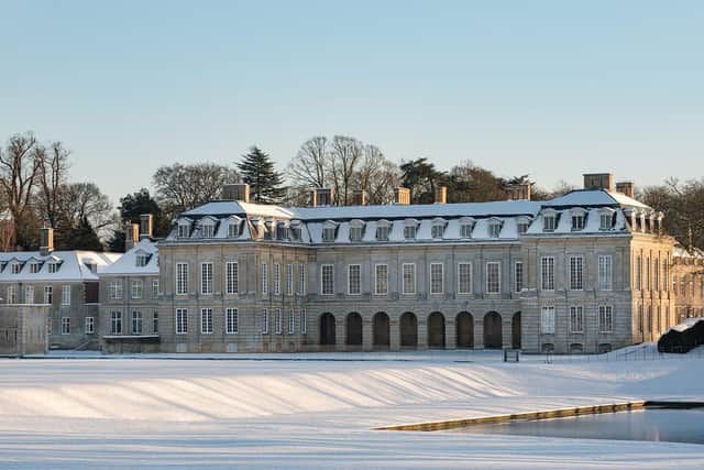 Boughton House in Snow