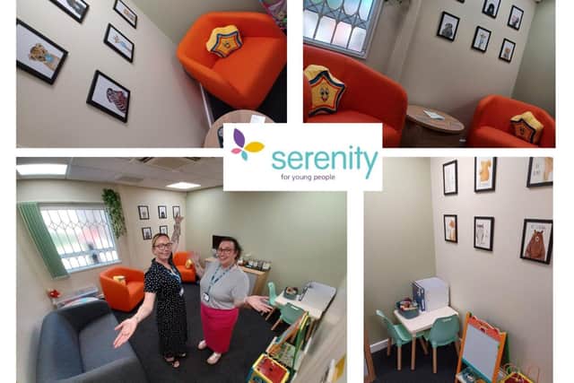 The charity was able to fund changes to the family room at Serenity Sexual Assault Referral Centre.