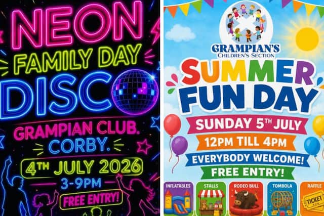 It's two days of free family fun at the Grampian Club in Corby this weekend