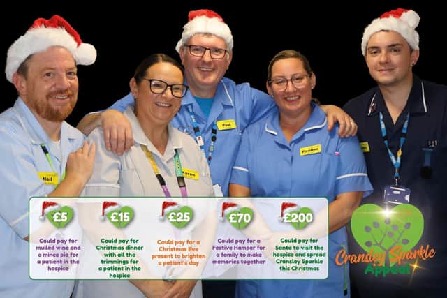 The clinical team at Cransley Hospice need your support!