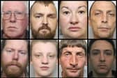 Faces of a few of the jailed killers, drugs dealers, sex offenders, thugs and serial thief whose stories we bought you in January 2024.