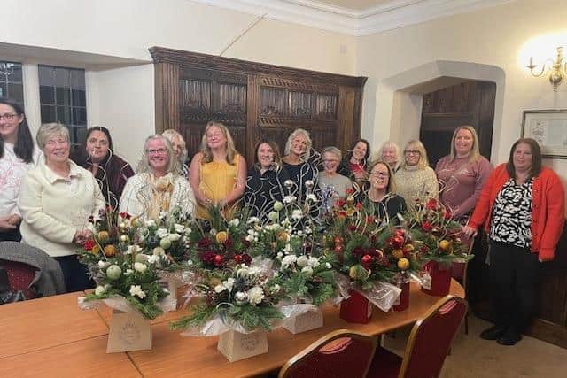 The Christmas decorating workshop on November 30 was sold out