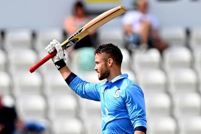 Lewis McManus hit a century for Northants Steelbacks but ended up on the losing side
