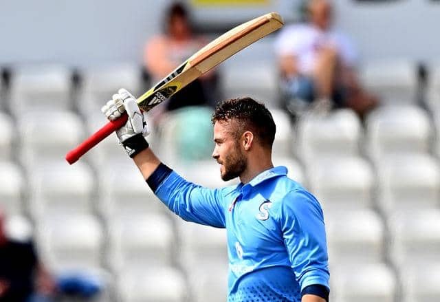 Lewis McManus hit a century for Northants Steelbacks but ended up on the losing side