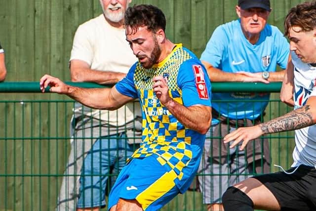 Tom Iaciofano was on target for Wellingborough on Tuesday (Picture: Jim Darrah)