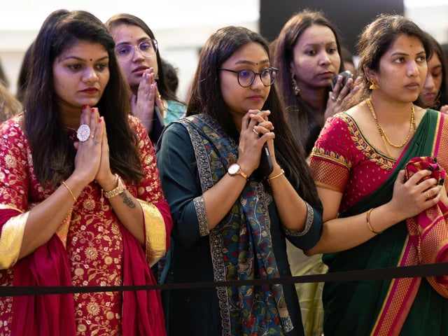Celebrations included a special ceremony to bless business owners, families, and students with 'righteous prosperity and success.'