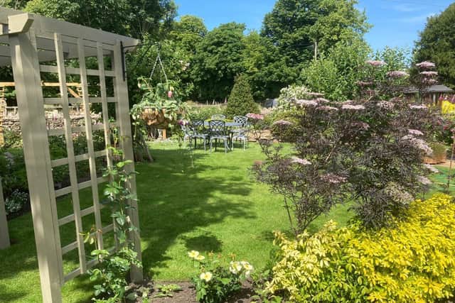 One of the many Open Gardens in Yardley Hastings