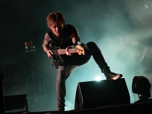The Prodigy were joined by live guitarist and bassist Rob Holliday at The National Bowl in Milton Keynes on Saturday, August 22, 2026. Photo by David Jackson.