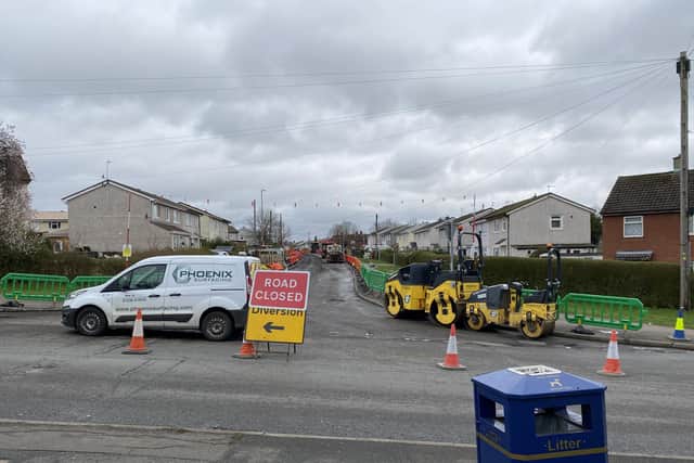 Work has begun on Occupation Road