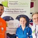 (left to right) Jack Pishhorn, Bereavement Midwife Victoria Oxby and Nick Hayton
