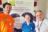 (left to right) Jack Pishhorn, Bereavement Midwife Victoria Oxby and Nick Hayton